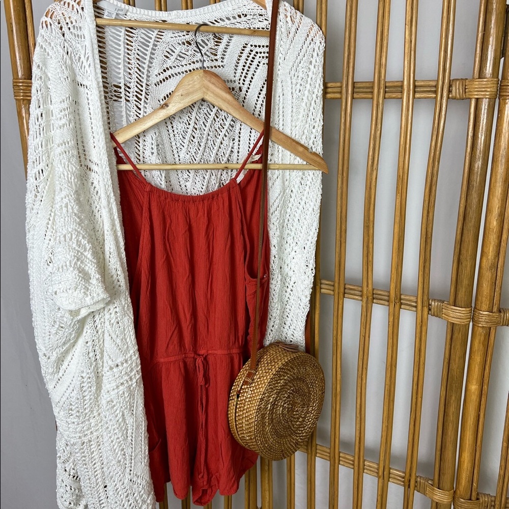 Sweet Wanderer Red Romper